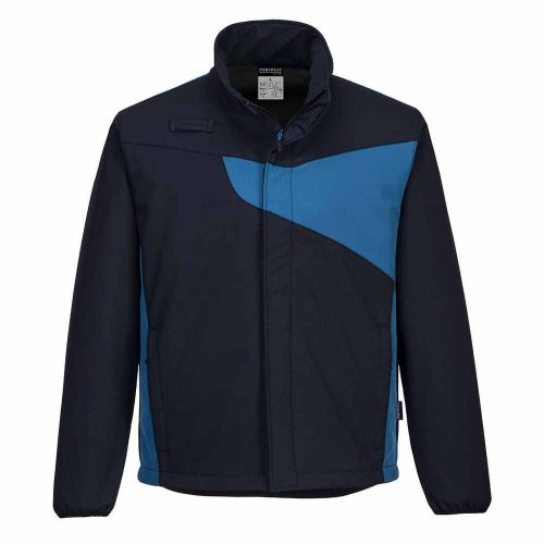 PW271 softshell kabát navy - royal